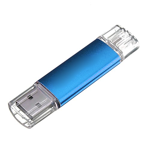 Lodokdre Memoria USB OTG Mini USB Flash Drive Móvil PC 4GB