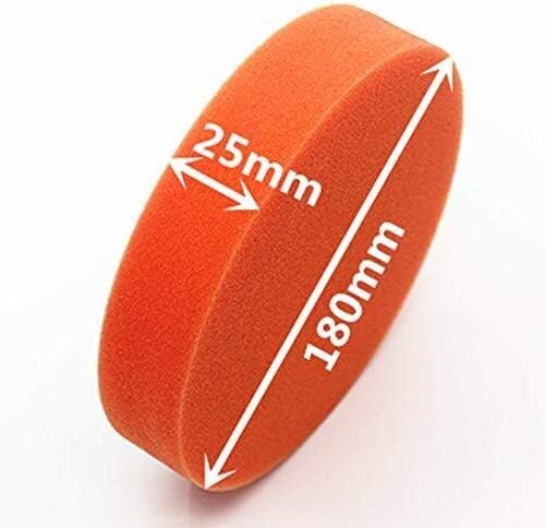 Sanding Sandpaper Sponge Brush 10Pc 180Mm 7 inch Flat Sponge Gross Polishing Buffing Pad Kit for Car Polisher Clean Waxing Auto Paint Maintenance Care