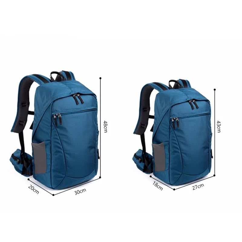 Borsa Reflex Zaino for fotocamera for attrezzatura fotografica for Borsa for fotografia for reflex professionale antifurto for unisex(Upgraded Blue)
