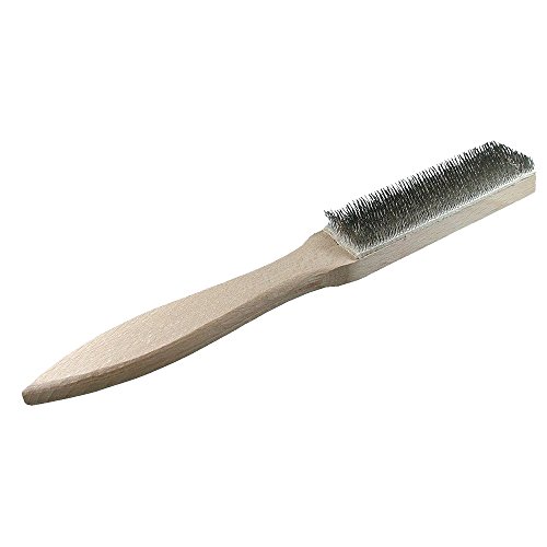 GEDORE Feilenbürste 645 – Drahtbürste Für Feilen & Raspeln, Borsten 10 Mm, Holzgriff, 250 Mm, Made In Germany