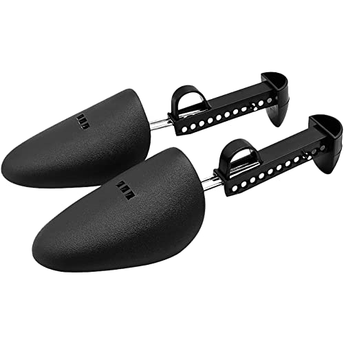 2 Pairs Mens Plastic Shoe Trees Adjustable Length Shoe Stretcher Shoes Shaper Holder Practical Portable Shoe Support for Boots Sneakers