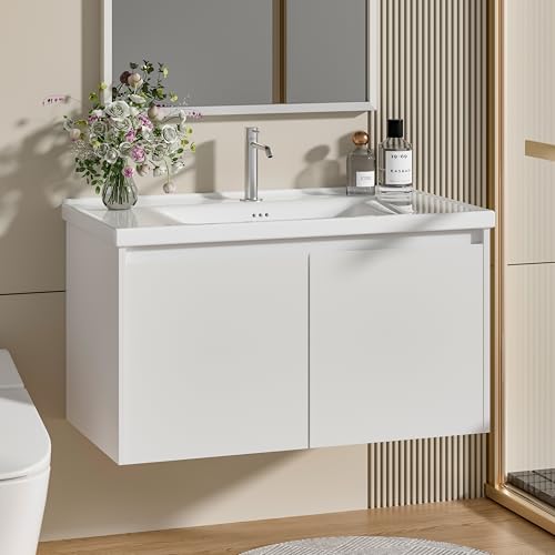 OLD CAPTAIN 36 inch Floating Vanity