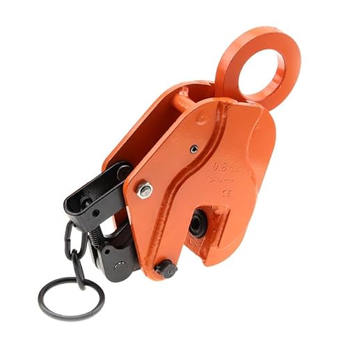 Heavy Duty Vertical Plate Clamp, 10T Capacity, 90Mm Jaw Opening, Durable Lifting Tongs for Safe Lifting and Transportation of Steel Plates,One Color,5T