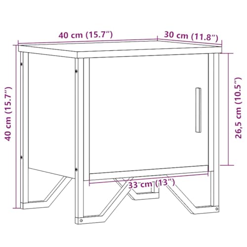 Table de chevet à deux tiroirs de rangement pour petits espaces - 3