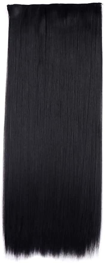 Image of black extension hair for women and girls for bold and beautiful look