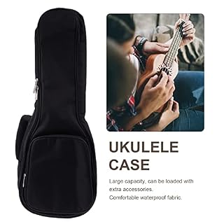 Vaguelly à Dos Ukulélé Étui Ukulélé pour de Concert Ukulélé 26/27 Pouces de Guitare Ukulélé en Coton Épais Rembourré - Les Beatles, Paul McCartney, John Lennon, RIngo Starr, George Harrison Vaguelly à Dos Ukulélé Étui Ukulélé pour de Concert Ukulélé 26/27 Pouces de Guitare Ukulélé en Coton Épais Rembourré – Image 4