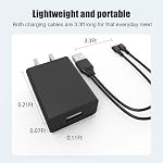 5V Remplacement de chargeur pour Noco Boost Sport GB20 GB30 GB40 GBX45 GBX55 GB70 GBX75 GB150 GBX155 Démarreur de saut de batterie AC Adaptateur avec 3.3Ft Câble de charge Cord d'alimentation