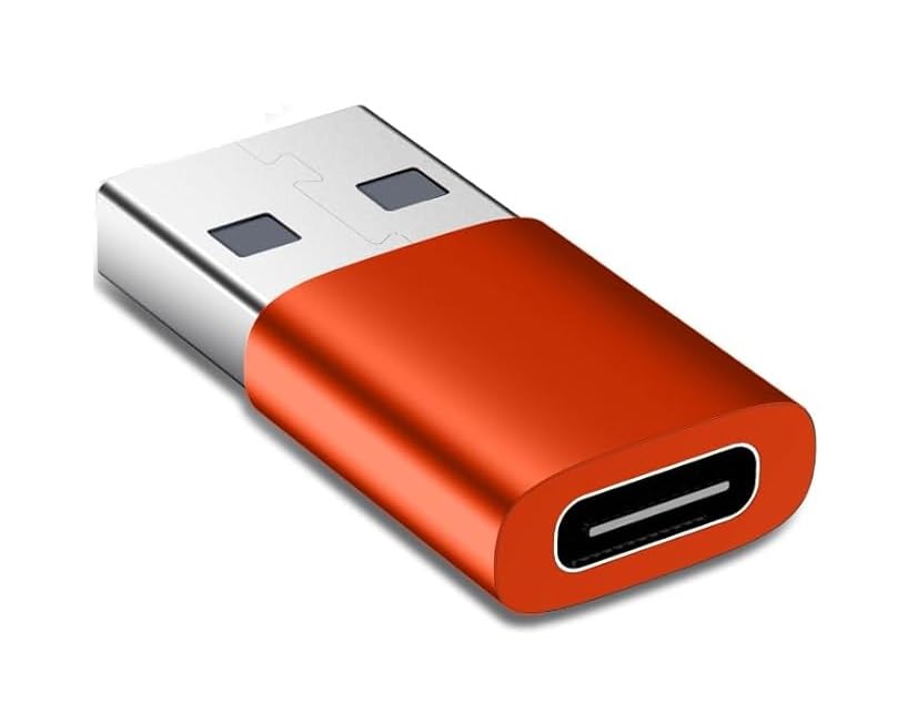 JGD PRODUCTS USB Type C Female to USB Male Adapter - USB C to USB A Connector, Works with Laptops,Chargers,and More Devices with Standard USB A Interface (Red) (B0CMMTTRNN) Amazon Price History, Amazon Price Tracker