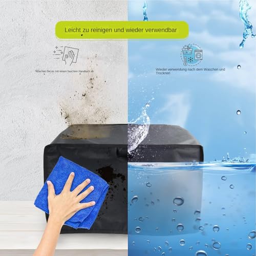 Cubierta para impresora con tela Oxford 210D protectora de polvo 8