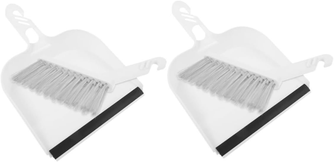 Zerodeko Mini Hand Broom and Dustpan Set, Compact Small Desktop Sweeper with Soft Bristles for Home, Office, and Kitchen Cleaning – Portable 2 Sets Cleaning Tools