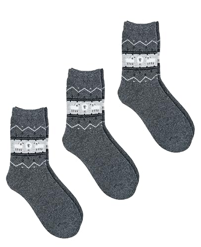 Image of Shag Wear Women's Novelty Angora Socks, Cute Animal Casual Cozy Soft and Warm, 3 Pack