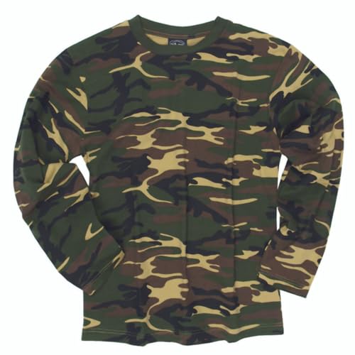 Camiseta de manga larga Camo Woodland Woodland Camo Medium