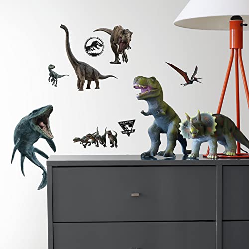 Jurassic World Fallen Kingdom Peel And Stick Wall Decals By Roommates, Rmk3798Scs #TOP3