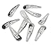 Metal Silver 50 Pcs Mini Small 30mm Snap Hair Clips Hair pins Hair Barrettes Hair Accessories