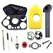 MCHNIC Luftfilter Luftfiltergehäusen mit Ansaugstutzen Zündkerze für Rasenmäher Briggs & Stratton Classic Sprint Quattro Motoren Ersetzt 698472 699644 698369