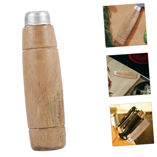 CIYODO Wooden Knife Handle Replacement Solid Wood Grip for Kitchen Cutters Classic Style Secure Hold Comfortable Cutter Accessory - Image 3