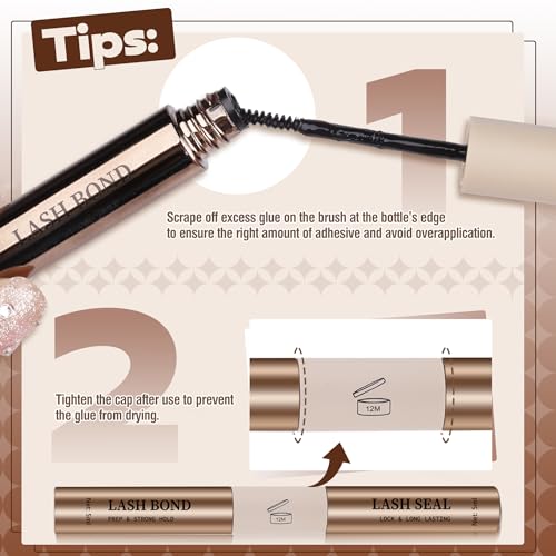 Mavphnee 39-101G Lash Bond And Seal Waterproof Sensitive Eyes-Friendly Cluster Lash Glue Strong Hold Eyelash Glue Long Lasting Eyelash Bond And Seal Lash Glue For Diy Eyelash Extensions thumb #5