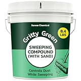 Gritty Green Sweeping Compound with Sand – Effective Dust Control on Cement &...