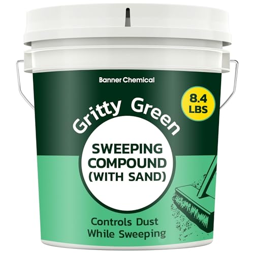 Gritty Green Sweeping Compound with Sand – Effective Dust Co...