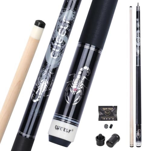 CUEELF Scorpion Pool Cue Pro Taper Low Deflection Shaft 12.5mm Tip