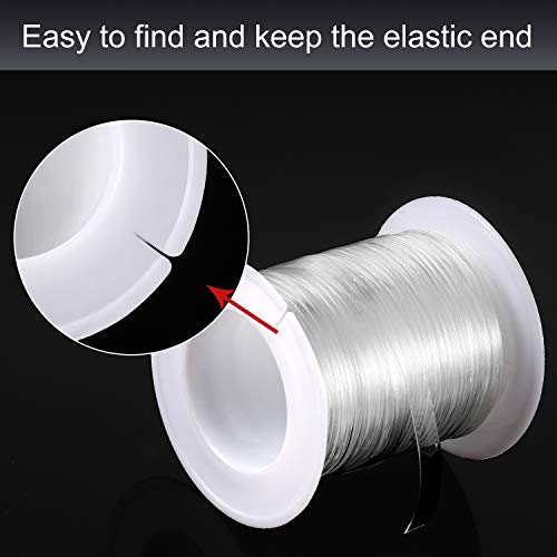 Bbto Clear Elastic Strap Lightweight Elastic Clear Bra Strap For Cloth Sewing Project (16 Yards X 0.12 Inch) #TOP3
