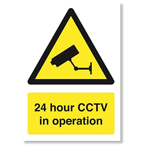 CCTV Security Camera Warning Sign - A4 Cover