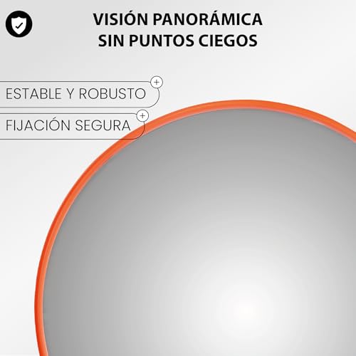 Espejo de seguridad resistente a impactos EberSign con Ø45 cm de diámetro 3