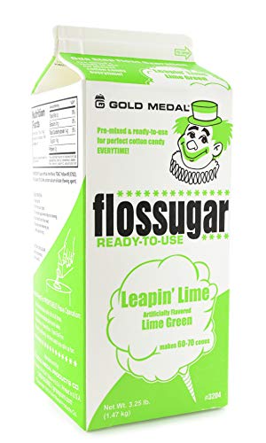 Gold Medal 3204 Lime Flossugar, 3.25 lb Carton Gold Medal 3204 Lime Flossugar, 3.25 lb Carton