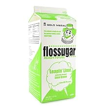 Gold Medal 3204 Lime Flossugar, 3.25 lb Carton