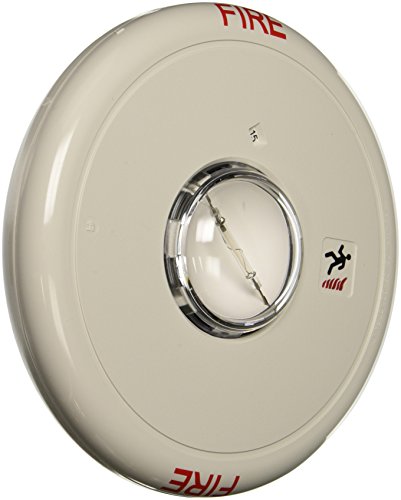 Edwards-Signaling Ceiling Strobe, Marked Fire, White, EGCF-VM