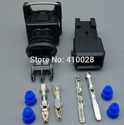 30sets EV1 Fuel Injector Plug Nozzle Cars Waterproof 2 Pin Way Electrical Wire Connector Plug auto Connectors