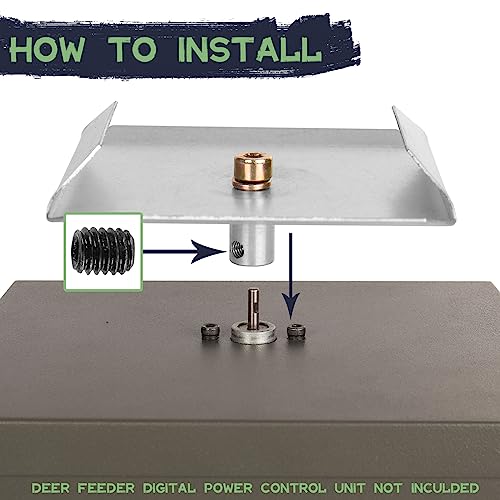 Highwild 6-Volt Spinner Plate for Deer Feeder - 1/8” - Thumbnail 4