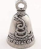 DONT TREAD ON ME Guardian Bell Motorcycle - Harley Accessory HD Gremlin NEW Riding Bell Key Ring Mod Dyna FXR Custom Triumph Heritage Sportster Chopper 1200 Iron 880 Vulcan Goldwing Honda Yamaha Kawasaki Sport Street Road Warrior