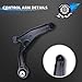 POWERGEAR Control Arm K641333 K641334 Front Lower Suspension Kit Driver Passenger Side Replacement for Dodge Journey Avenger and Chrysler 200 Sebring