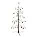 HOHIYA Christmas Tree Xmas Wrought Iron Display Stand Metal Ornament 7 to 8 Feet(Black)