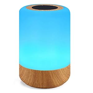 Led Smart Touch lamp kleurrijk nachtlampje, lamp kinderkamer, bewegingstafellamp, werkt op batterijen, rgb lamp met afstandsbediening, nachtkastlamp, dimbaar warmwit 3 standen licht