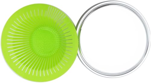 Miniatura 8 de Tapas de colador de germinación, tapas de fermentación para tarros de masón con cubierta de acero inoxidable para tarros de boca ancha, color