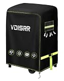 VDISRR Funda Barbacoa Exterior Impermeable, 600D Oxford Funda BBQ Exterior 90 * 70 * 110cm Funda Protectora para Barbacoa Anti-Viento/Agua/UV/Resistente al Desgarro