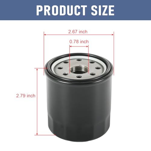 Image of 52114 Oil Filter 2 Pack Replacement For Hydro-Gear 52114 Toro 109-3321 | Replacement For Ariens 21545100, HG52114, Bad Boy 063-1050-00