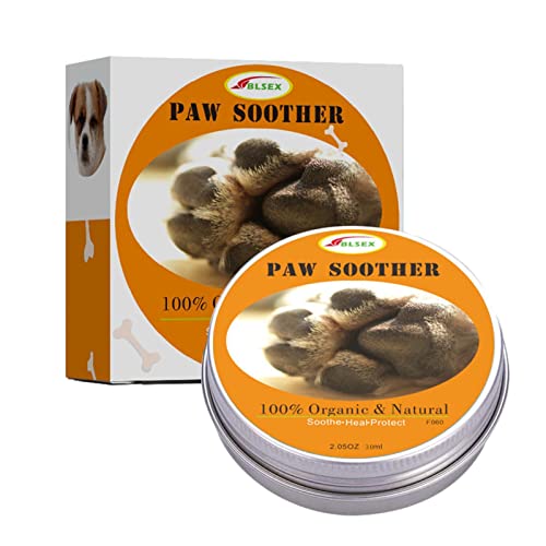 ulapithi bálsamo para Perro – Bálsamo protección Natural para Almohadillas Patas para Perros – Crema para Chupete Patas para Nariz Patas secas, agrietadas y ásperas, humectante
