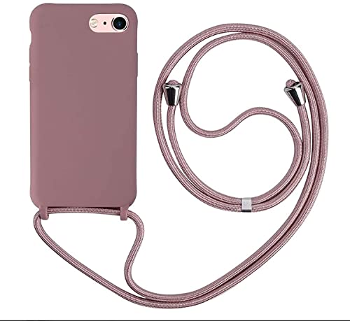 GoodcAcy Cover Compatibile con Xiaomi Redmi Note 12 4G,in pelle PU opaca + TPU morbida custodia,tracolla regolabile cordino da collo custodia posteriore, Antiurto Tracolla Custodia,Viola