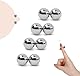 YILUQIFLY Nicht Piercing Magnetische Nippelklemmen Stimulator Anfänger Brustklemmen Magnetische Kugeln Nippelclips Brust Nippelklemmen Frauen Geschenk für Mann Erotische Flirt SM Spiele (4-Paar)