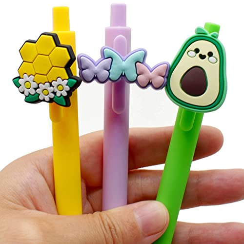 Papacharms Lot Random Different Decorative Pencil Toppers 105Pack Cute Cool Pencil Charms Clips Bulk PVC Pen Topper for School Prize Classroom Reward Student Gifts - Thumbnail 4