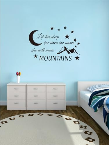 Vinilo decorativo Let Him Sleep 24x16 pulgadas negro miniatura 6