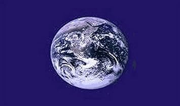 Perfectflags Planet Earth Flag 5ft x 3ft Large - 100% Polyester - Metal Eyelets - Double Stitched
