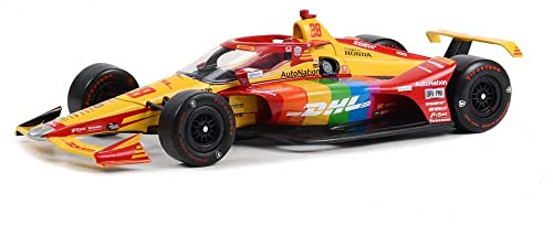 Greenlight 11172 2022 NTT IndyCar Series - #28 Romain Grosjean/Andretti Autosport, DHL Delivered with Pride 1:18 Scale Diecast