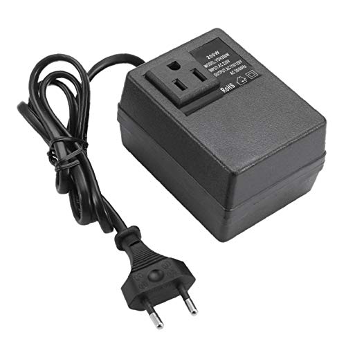 Adaptateur efficace intelligent 200W AC 220V à 110V transformateur abaisseur de tension Convertisseur Voyage adaptateur d'alimentation des ménages Cover