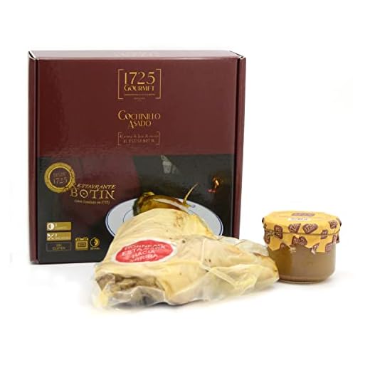 CUARTO DE COCHINILLO ASADO al aroma de leña de encina con el sello de calidad del Restaurante Botín, el mas antiguo del mundo