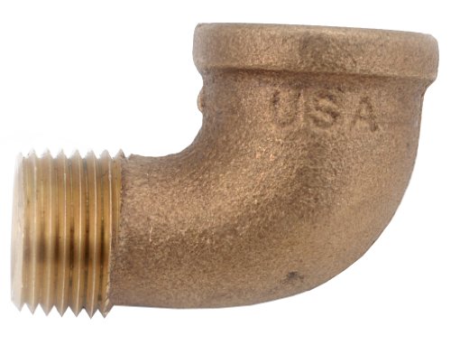 Anderson Metals 738116-08 1/2-Inch Low Lead Brass 90-Degree Angle Street Elbow