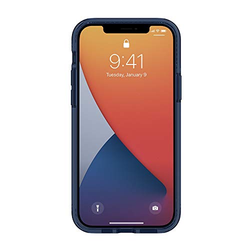 Etui Slim iPhone 12 / Pro Incipio Bleu Nuit Translucide